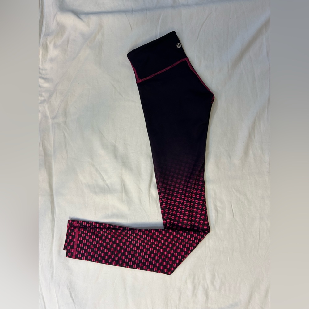 Lululemon Pink and Purple Leggings